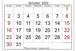 October 2022 Calendar With Holidays South Africa