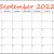 Sep 2022 Calendar Free Printable
