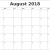 August 2018 Calendar Tumblr