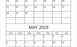 April And May 2019 Calendar 2 Months Printable Templates