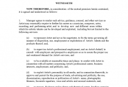 Management Agreement Contract Template