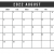 Aug 2022 Calendar Printable Template
