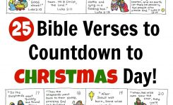 Bible Verse Advent Countdown For Kids Free Printable Christmas