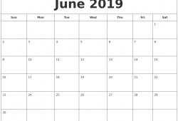 June 2019 Calendar With Holidays Printabe   Calendar Pdf Png