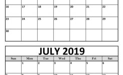 Blank June July 2019 Calendar Printable Template Magic Calendar
