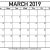 March Printable Calendar