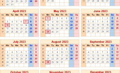 Calendar 2023 Uk With Bank Holidays And Week Numbers