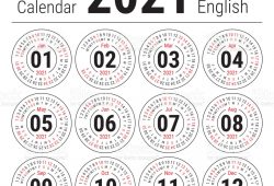 Calendar July 2021 in English