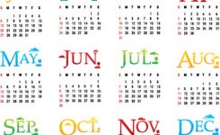 Calendar Planner Happy New Year 2019 Royalty Free Vector