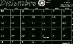 Calendario Diciembre 2020 Para Imprimir | Imprimir El Pdf Gratis
