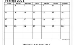 Calendario Febrero 2021 (50Ld) – Michel Zbinden Es