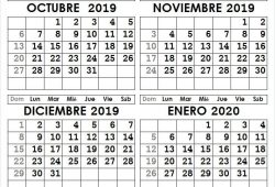 Calendario De Noviembre Diciembre 2020
