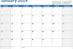 Microsoft Word 2010 Calendar Template