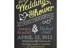 Couples Wedding Shower Invitations Templates