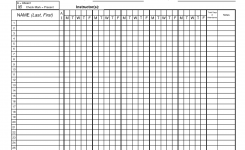 Classroom Attendance Sheets Class Attendance Sheets Excel