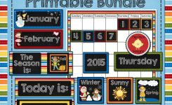 Classroom Calendar Printables Classroom Calendar Printable Bundle