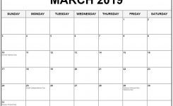 Collection Of March 2019 Calendars With Holidays