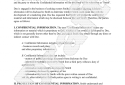 Confidentiality Contract Template