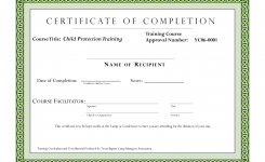 Course Completion Certificate Template Certificate Of Training