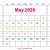 April May June Calendar 2020