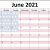 Cute June 2021 Calendar Printable USA