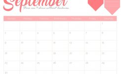 Cute September 2018 Goal Planner Calendar 2018 Pinterest