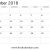 December Calendar Printable