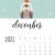 December 2021 Calendar Cute