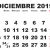December 2019 Calendar In Spanish