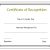 Recognition Award Certificate Templates