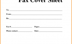 Fax Cover Sheet Template Kleobergdorfbibco