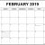 February 2019 Calendar Us Holidays