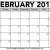 February 2019 Calendar Dates