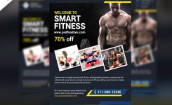 Fitness Or Gym Flyer Template Free Psd Psdfreebies