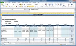 Free Employee And Shift Schedule Templates