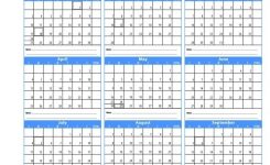 Free Employee Attendance Calendar 2016 | Calendar Template