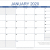 Excel Monthly Calendar