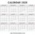 Printable Calendar Sheets 2020