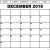 Free December Printable Calendar