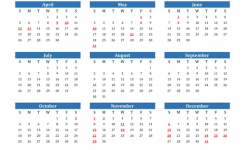 Free Printable Calendar In Pdf, Word And Excel – Germany