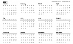 Free Printable Calendars And Planners 2020, 2021, 2022
