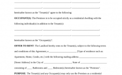 Free Rental Lease Agreement Templates Residential Commercial