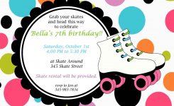 Free Roller Skating Party Invitation Template Party Ideas Roller