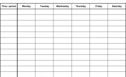 Free Weekly Schedule Templates For Word 18 Templates
