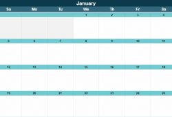 Google Sheets Calendar Template