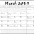 March 2019 Calendar Sa