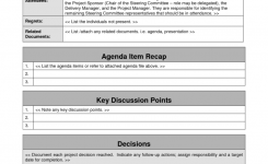 How To Design An Agenda For Effective Meeting Inside Template Follow