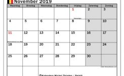 Httpsmichelzbindennl Bekalenders2019kalender 2019 Belgie