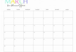 Free Printable Calendar Imom