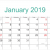 January 2019 Calendar Kalnirnay